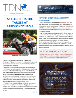 Tdn Europe • Page 2 of 11 • Thetdn.Com Monday • 31 May 2021