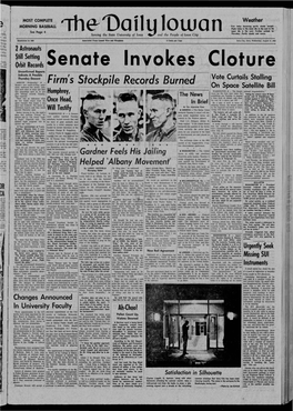Daily Iowan (Iowa City, Iowa), 1962-08-15