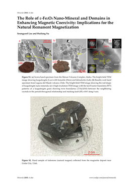 The Role of Ε-Fe2o3 Nano-Mineral and Domains in Enhancing Magnetic Coercivity: Implications for the Natural Remanent Magnetization