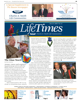 A Special Supplement to the Beacon Newspaper the Glass Touch