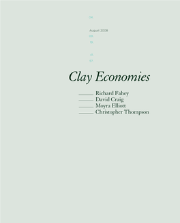 Clay Economies