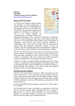 PTC Summary Report, Vietnam, 2008 (Skinner)