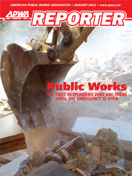 Public Works the First Responders Who Are There Until the Emergency Is Over Eroadtrack – a Proven Snowplow AVL Since 1999