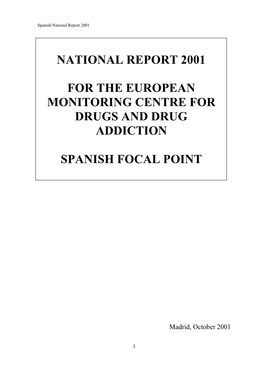 National Report 2001