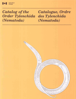 AAFC Catalog of Order Tylenchi