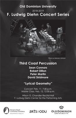 Third Coast Percussion Sean Connors Robert Dillon Peter Martin David Skidmore