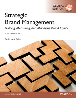 Building, Measuring, and Managing Brand Equity Global Edition