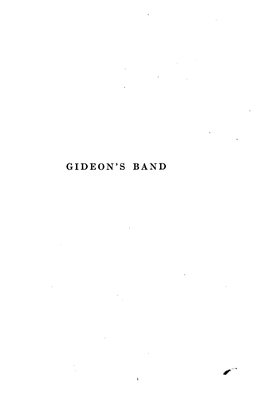 Gideon's Band Books by George W