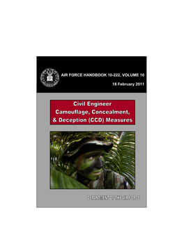 AFH 10-222, VOLUME 10 Civil Engineer Camouflage