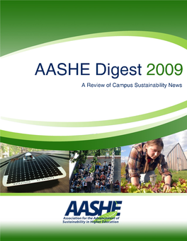 Digest 2009 a Review of Campus Sustainability News