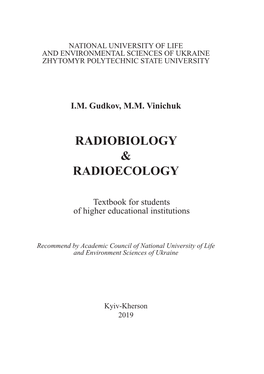 Radiobiology & Radioecology