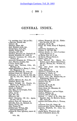 General Index