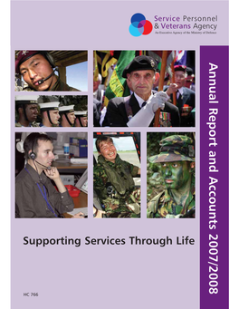 Service Personnel and Veterans Agency ANNUAL REPORT AND
