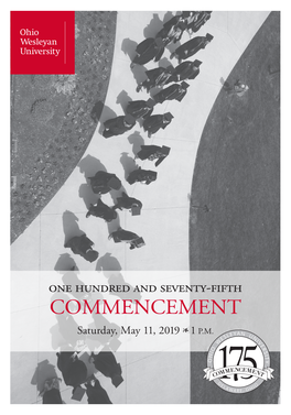 2019 Commencement Ceremony Program
