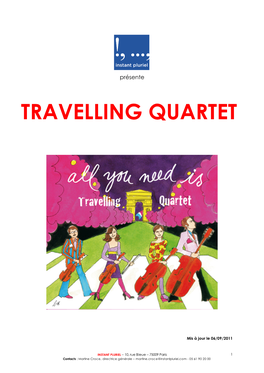 110906 Travelling Quartet Présentation MIS EN SCENE V2