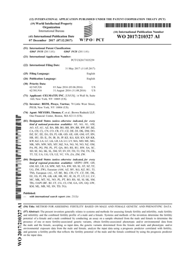 WO 2017/210327 Al 07 December 2017 (07.12.2017) W !P O PCT