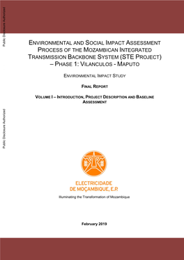 Environmental and Social Impact Assessment