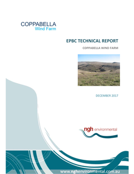 EPBC Technical Report Coppabella Wind Farm