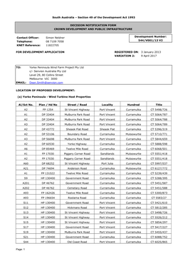 Download the Ceres Project's Minor Amendment Decision Notification