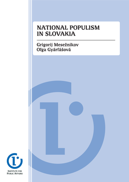 National Populism in Slovakia
