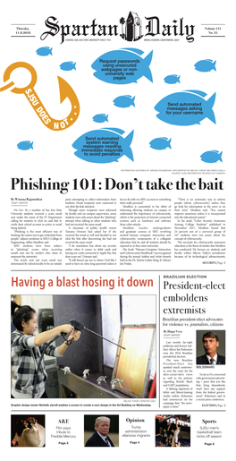 Phishing 101: Don't Take the Bait