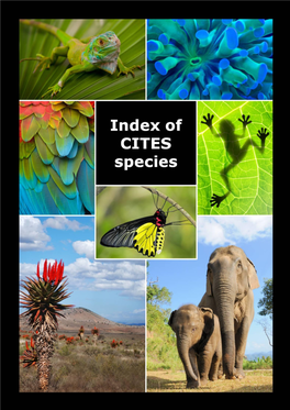 Index of CITES Species Asia 2016-07-31.Pdf