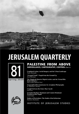 PALESTINE from ABOVE SURVEILLANCE, CARTOGRAPHY, CONTROL (Part 1)