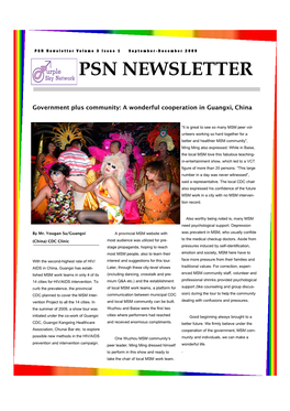 PSN Newsletter Volume 3 Issue 1 September - December 2009 PSN NEWSLETTER