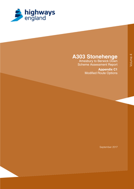 Scheme Assessment Report Volume 4 Appendix C1 Modified Route Options