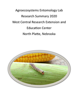 Agroecosystems Entomology Project Research Reports