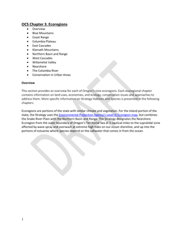 OCS Chapter 3. Ecoregions