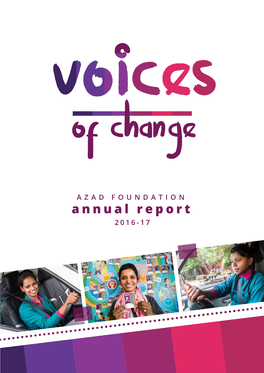 2016/2017 Annual Report