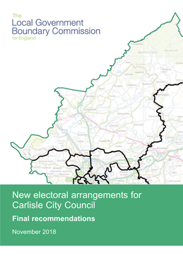 New Electoral Arrangements for Carlisle City Council