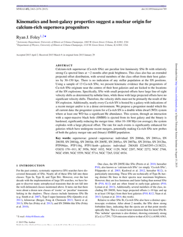 Kinematics and Host-Galaxy Properties Suggest a Nuclear Origin for Calcium-Rich Supernova Progenitors