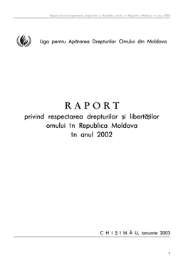 Rarea Drepturilor Omului N Moldova (LADOM)