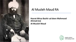 Al Musleh Maud RA