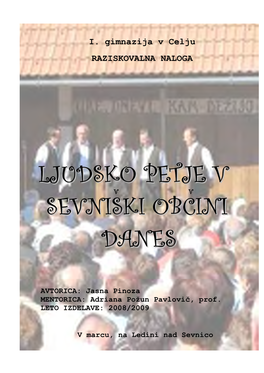 Ljudsko Petje V Sevniski Obcini Danes