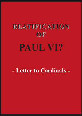 Letter to Cardinals Compl. En.Qxp