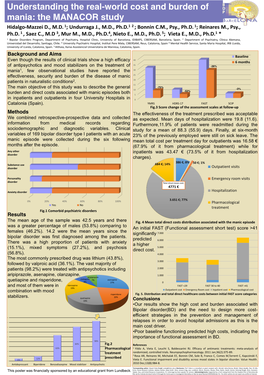 Understanding the Real-World Cost and Burden of Mania: the MANACOR Study Hidalgo-Mazzei D., M.D