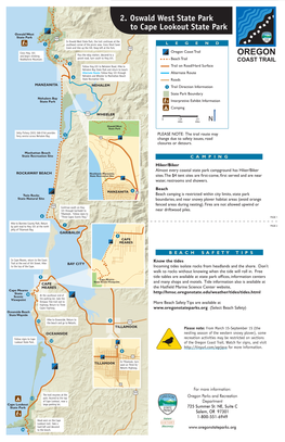 2. Oswald West State Park to Cape Lookout State Park