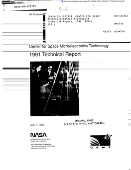 1991 Technical Report