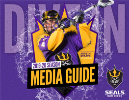 Media Guide 2019/20 2019-20 Schedule