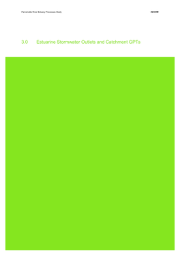 3.0 Estuarine Stormwater Outlets and Catchment Gpts