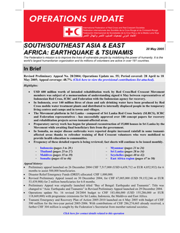 Earthquake & Tsunamis