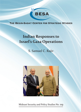 Indian Responses to Israel's Gaza Operations