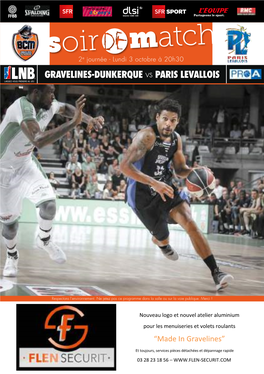 GRAVELINES-DUNKERQUE Vs PARIS LEVALLOIS