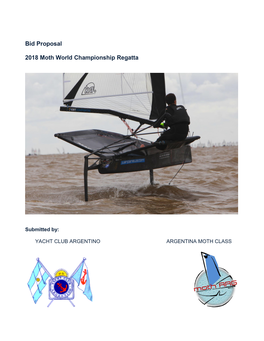 Bid Proposal 2018 Moth World Championship Regatta