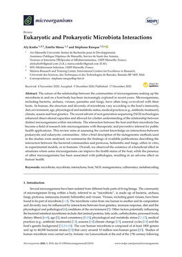 Eukaryotic and Prokaryotic Microbiota Interactions