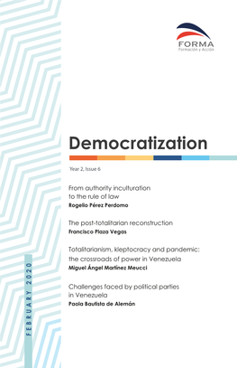 Portada Democratization Nro 6 Feb 2020 Ingles