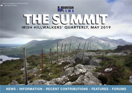 Irish Hillwalkers' Quarterly, May 2019